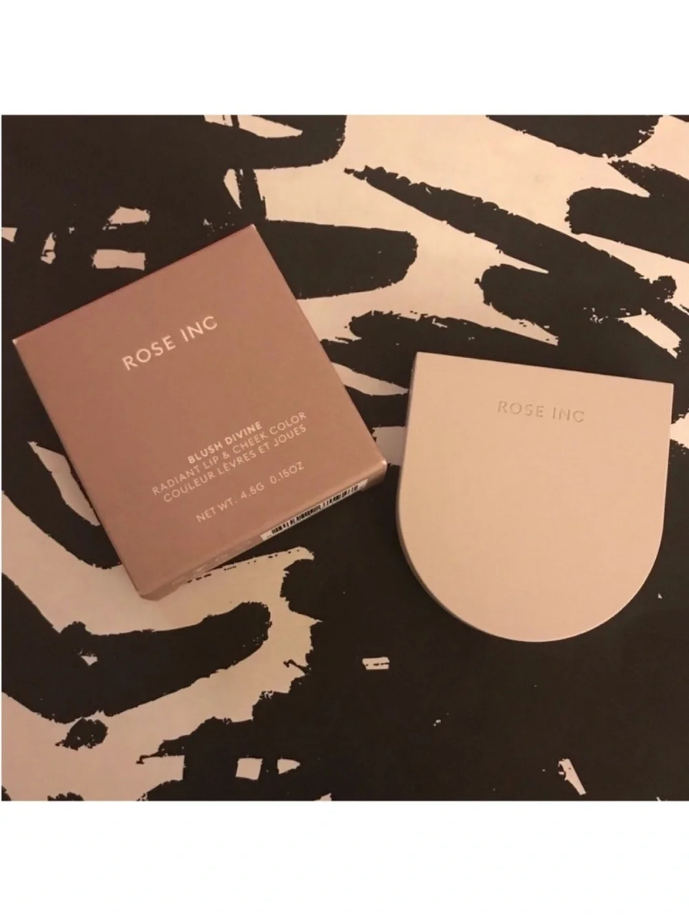 ROSE INC Cream Blush Refillable Cheek & Lip Color in Wisteria Coral Pink 4.5 g